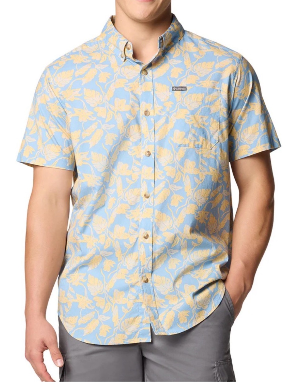 Columbia Rogers Peak Printed
Shirt Mens Size S